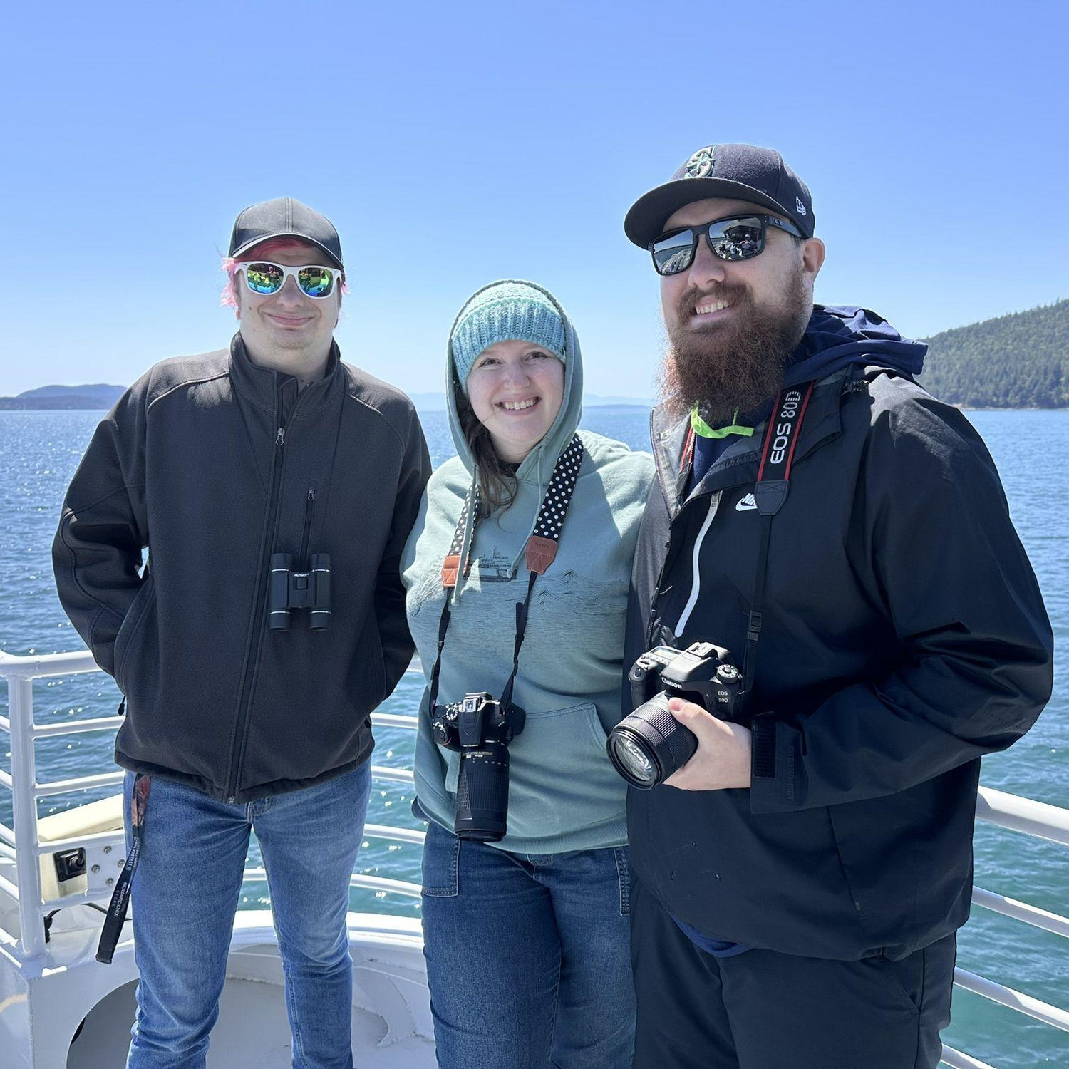 Whale watching with Michael!