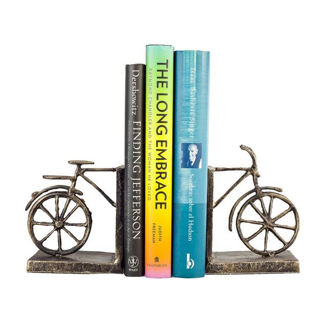 Danya B. Bicycle Bookend in Brown