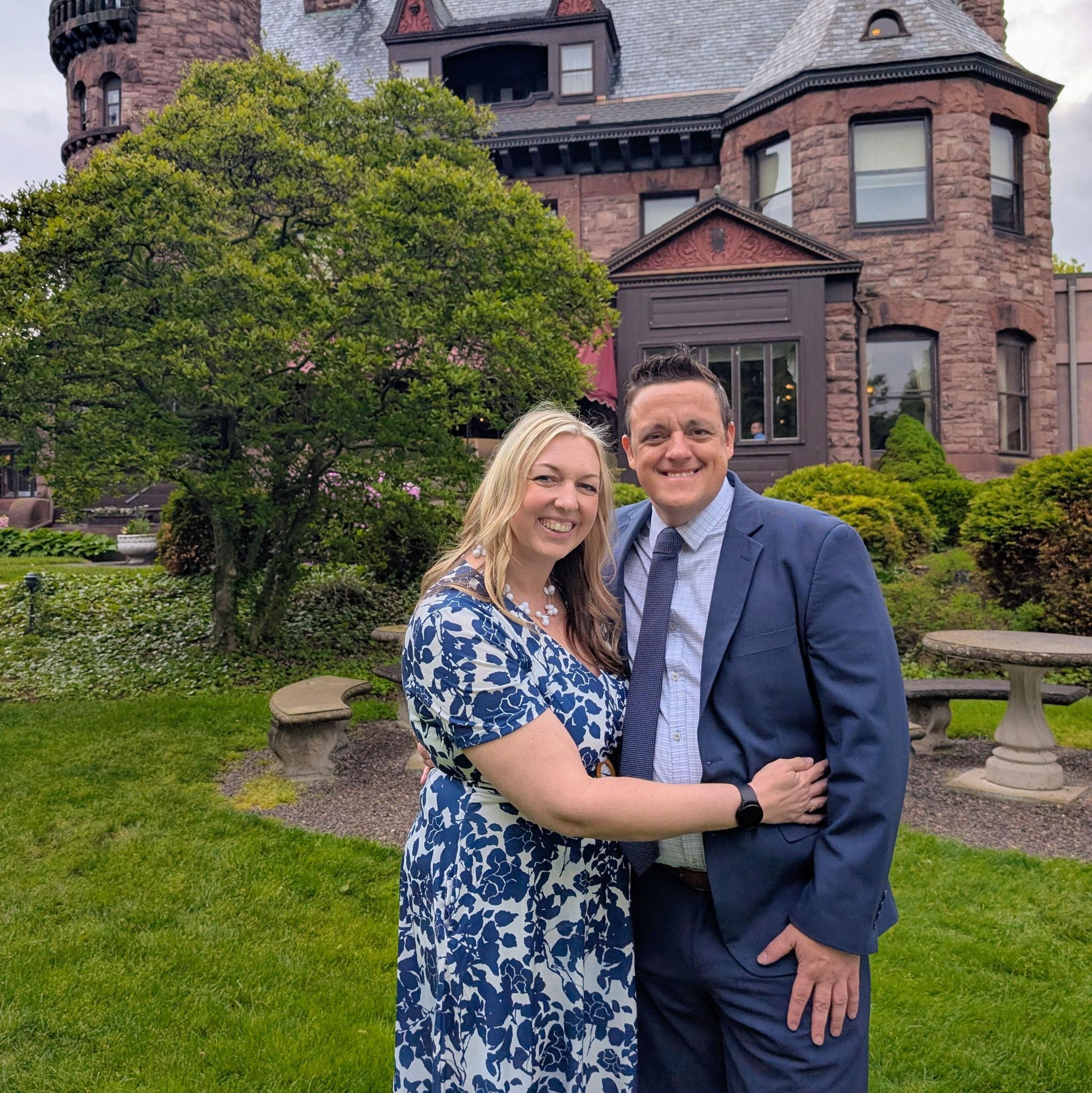 Our first wedding together!