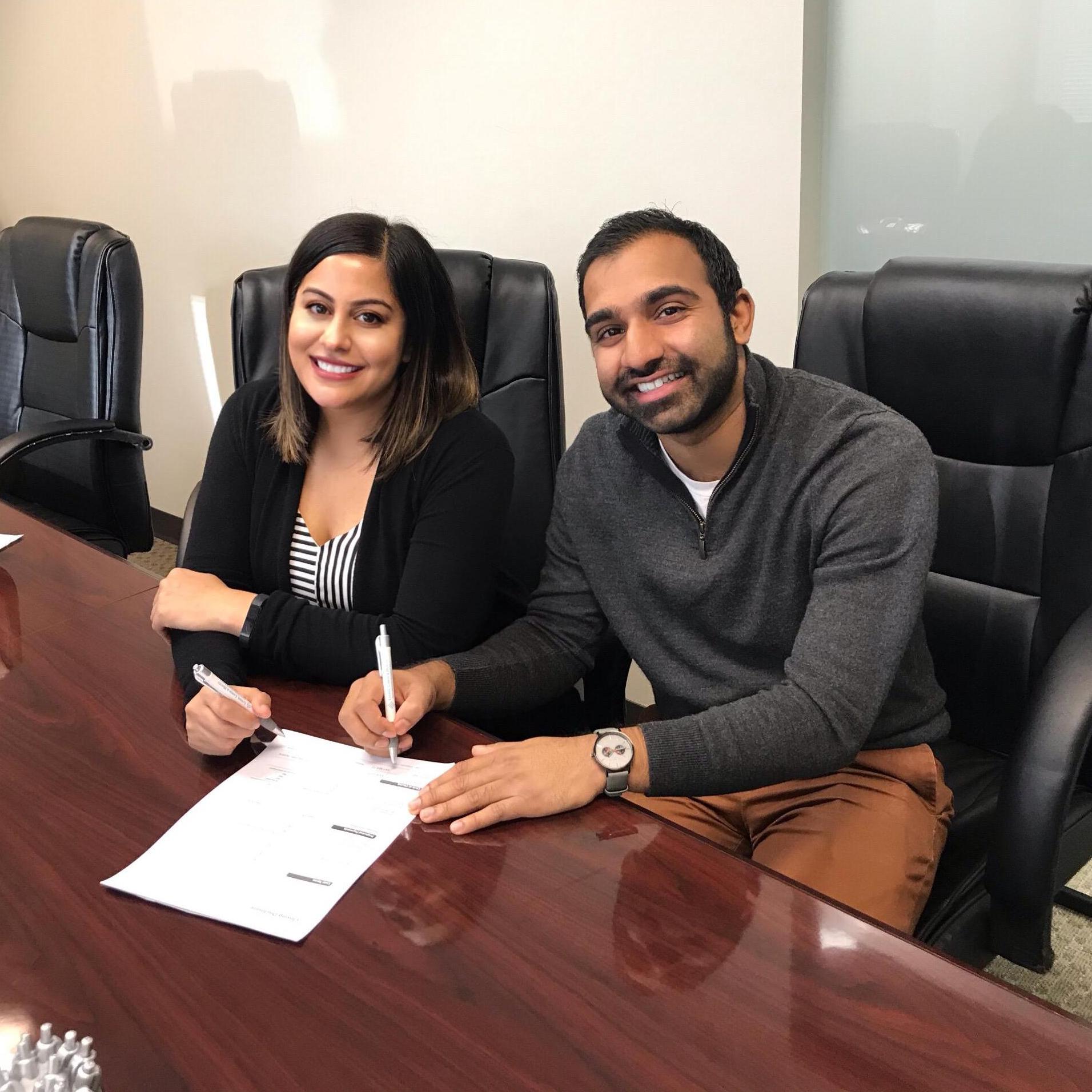 Buying our first home together.