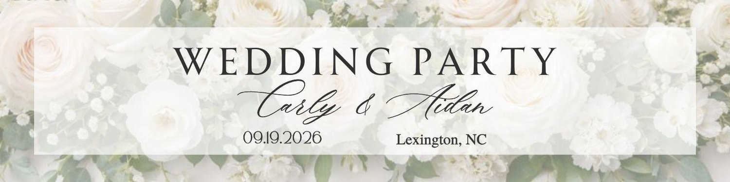 The Wedding Website of Carly Sokal and Aidan Brown