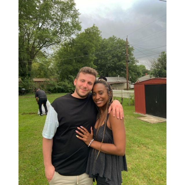 June 2021. Richmond, VA. Tia and Dustin celebrating her cousin's 50th birthday with family.