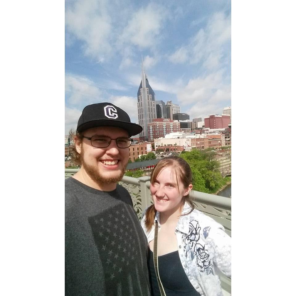 First trip together. Nashville, TN, spring 2016