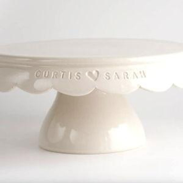 Personalized Cake Stand