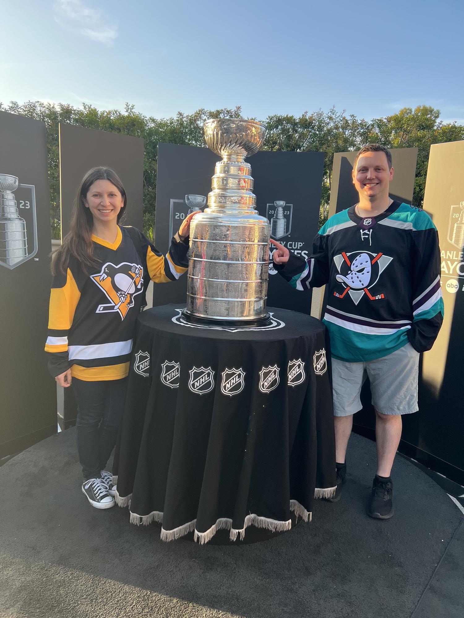 We got to not only see, but touch the Stanley Cup!
2023