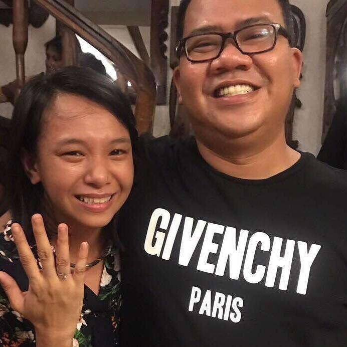 Chino's birthday turned out to be a memorable one because we got, ENGAGED!