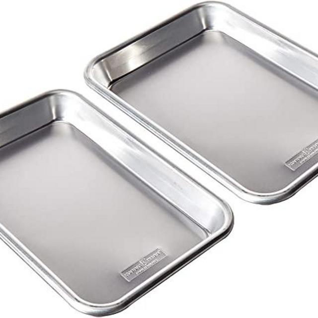 Nordic Ware 36570 Burger Serving Trays - 2 Piece Set, Aluminum
