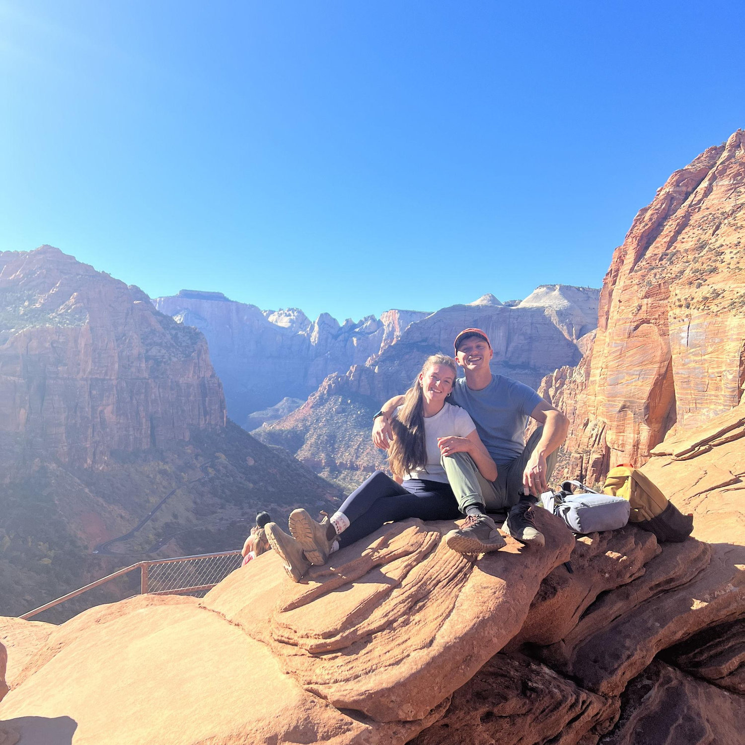 Our "mini honeymoon". We went to Zion National Park the same day we got married
