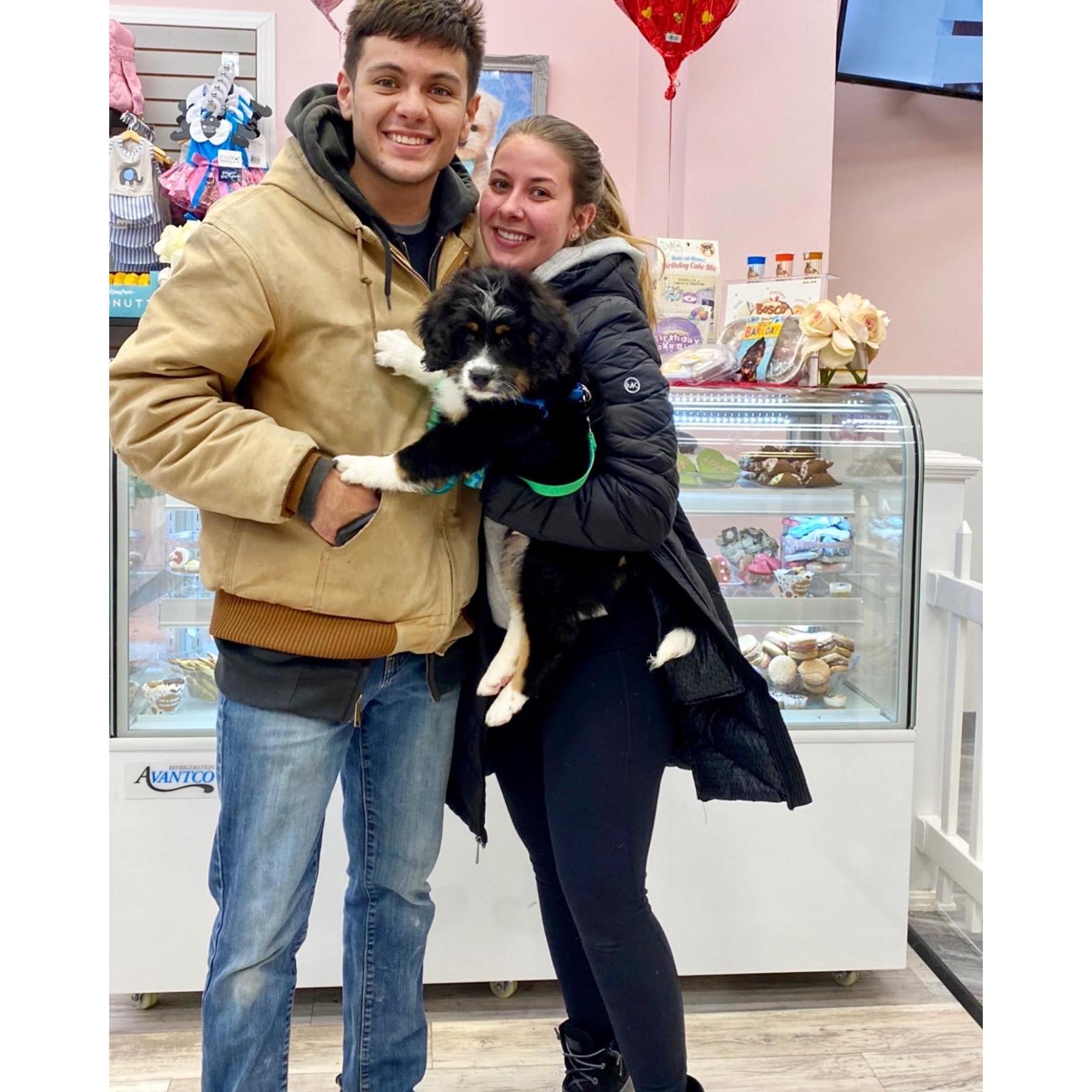 The day we got Buckley! 02/22/2022