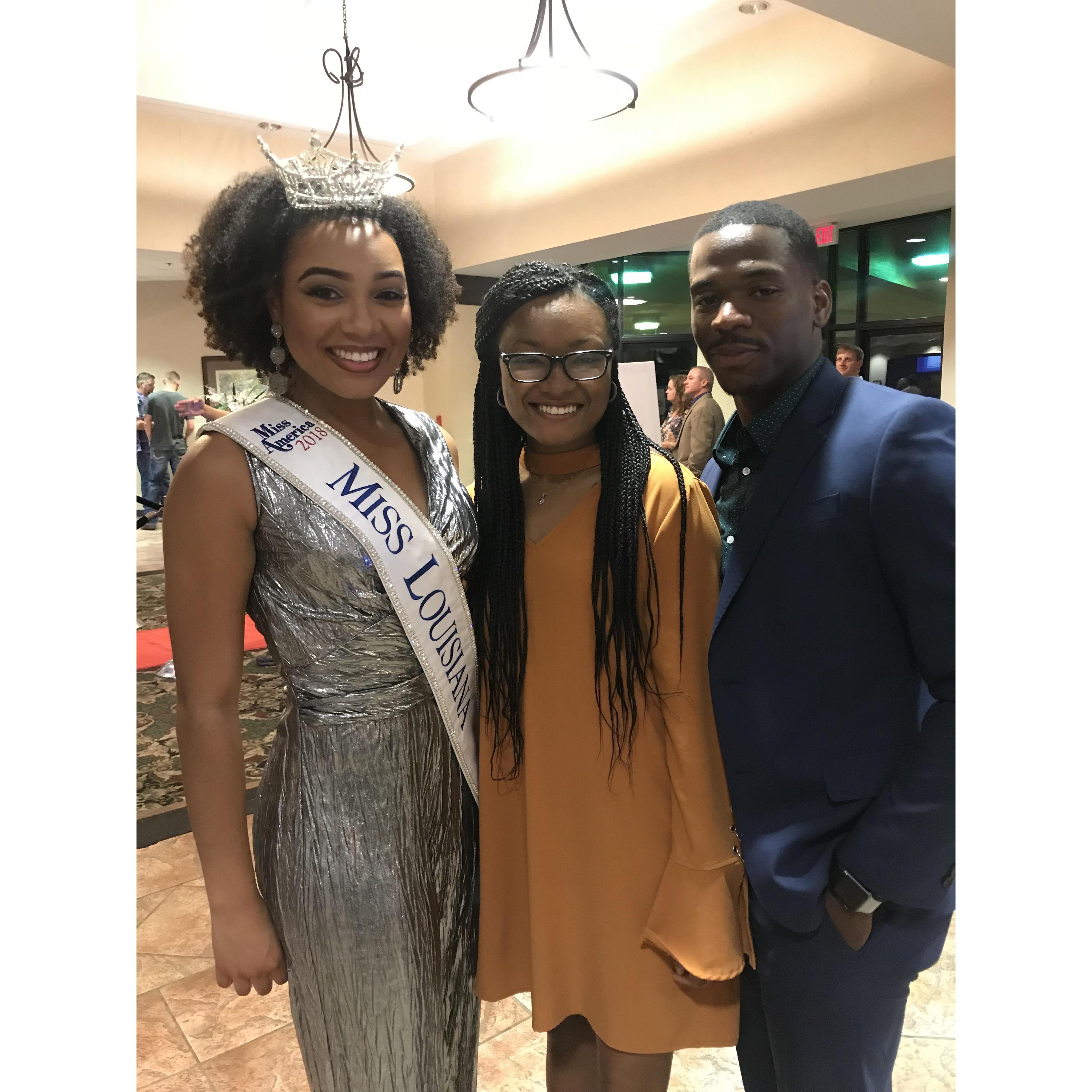 The night we met Miss Louisiana 2018!