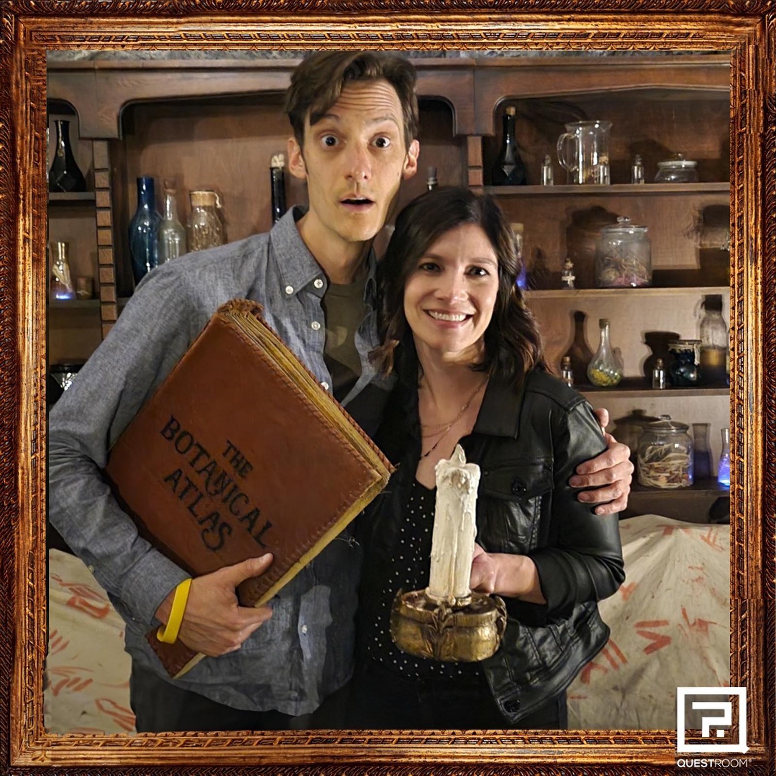 Our 2nd date at an escape room... we escaped! 🗝️