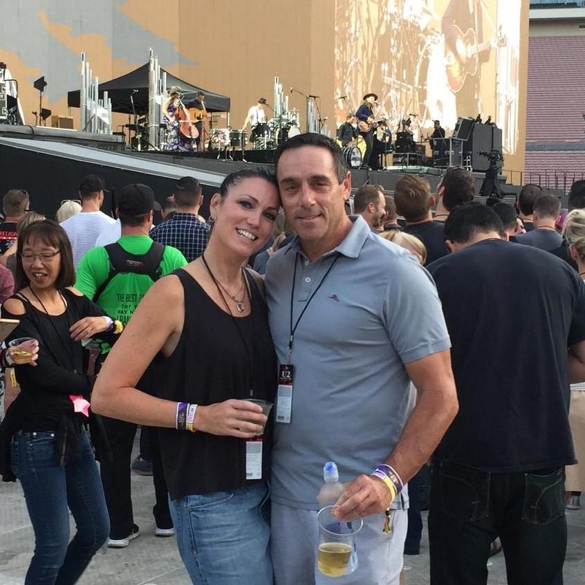 Our first concert.
At the Rose Bowl.
U2 Joshua Tree Tour.