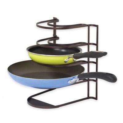 5-Tier Wire Pan Organizer in Bronze