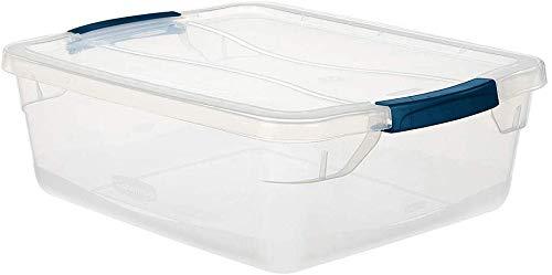 Sterilite 60 Qt ClearView Latch Wheeled Underbed Stackable Storage Box, 4  Pack, 4pk - Food 4 Less