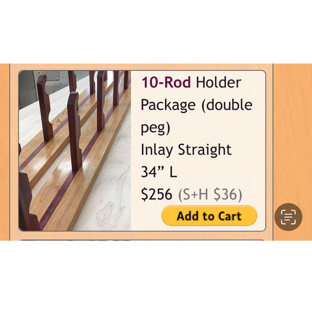 Fly Rod Wall Storage