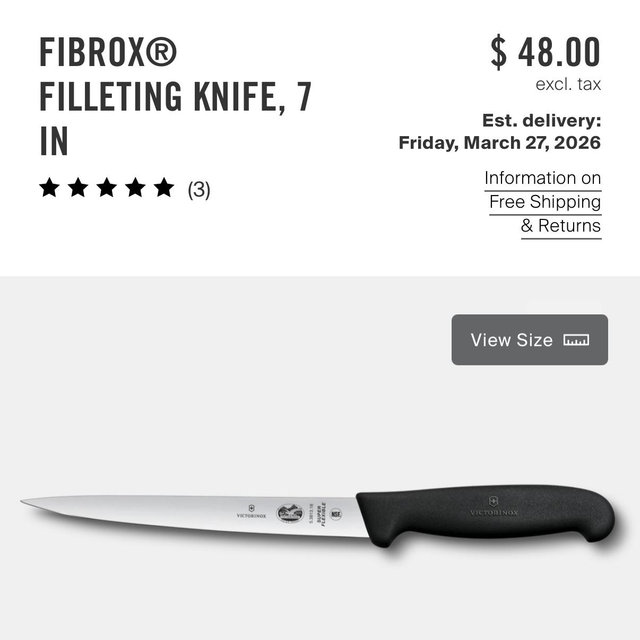 Fibrox® Filleting Knife, 7 in