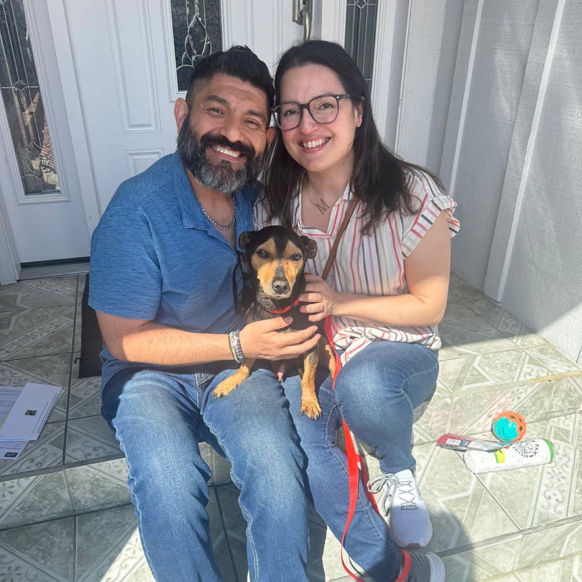 1st Day with Monty (woof)