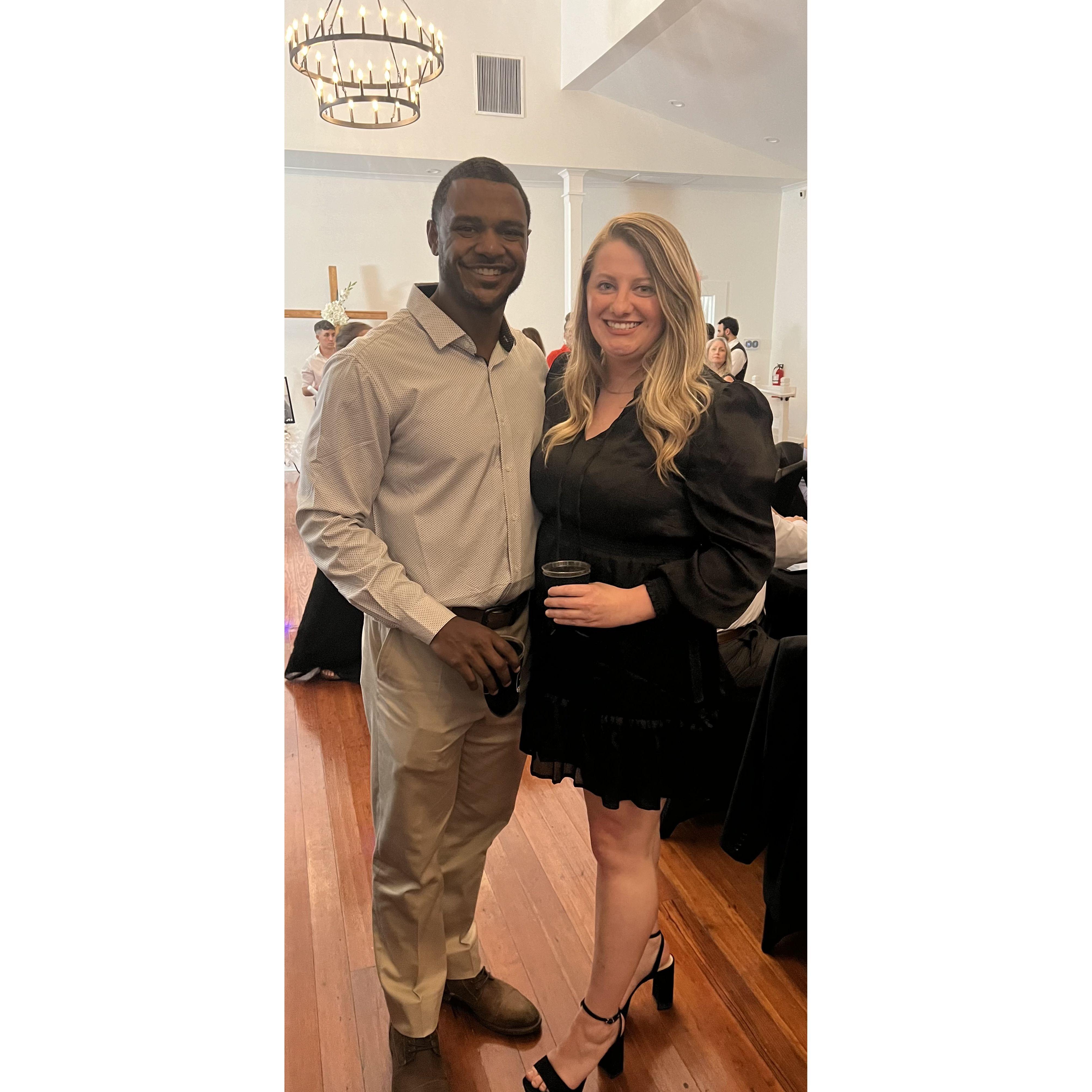 Our first wedding together in Louisiana!