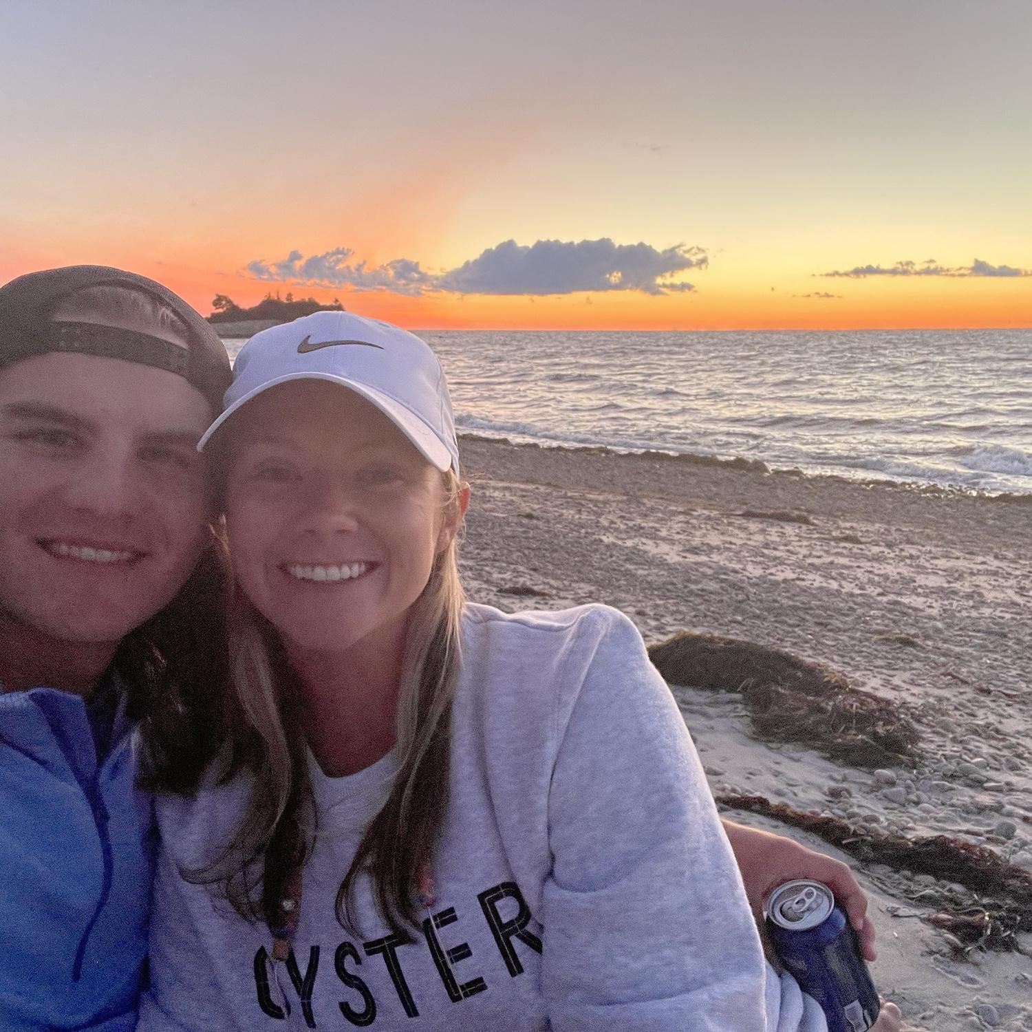 September 2021 - Enjoying a beautiful September sunset at the knob!