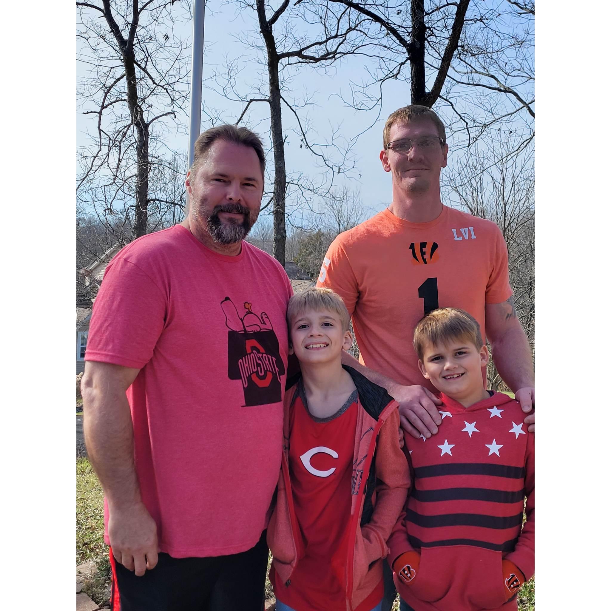 Son-in law and grandsons