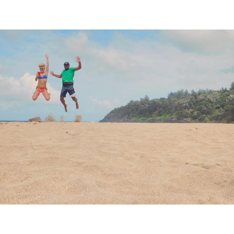 Our first big vacation together, Kauai, Hawaii