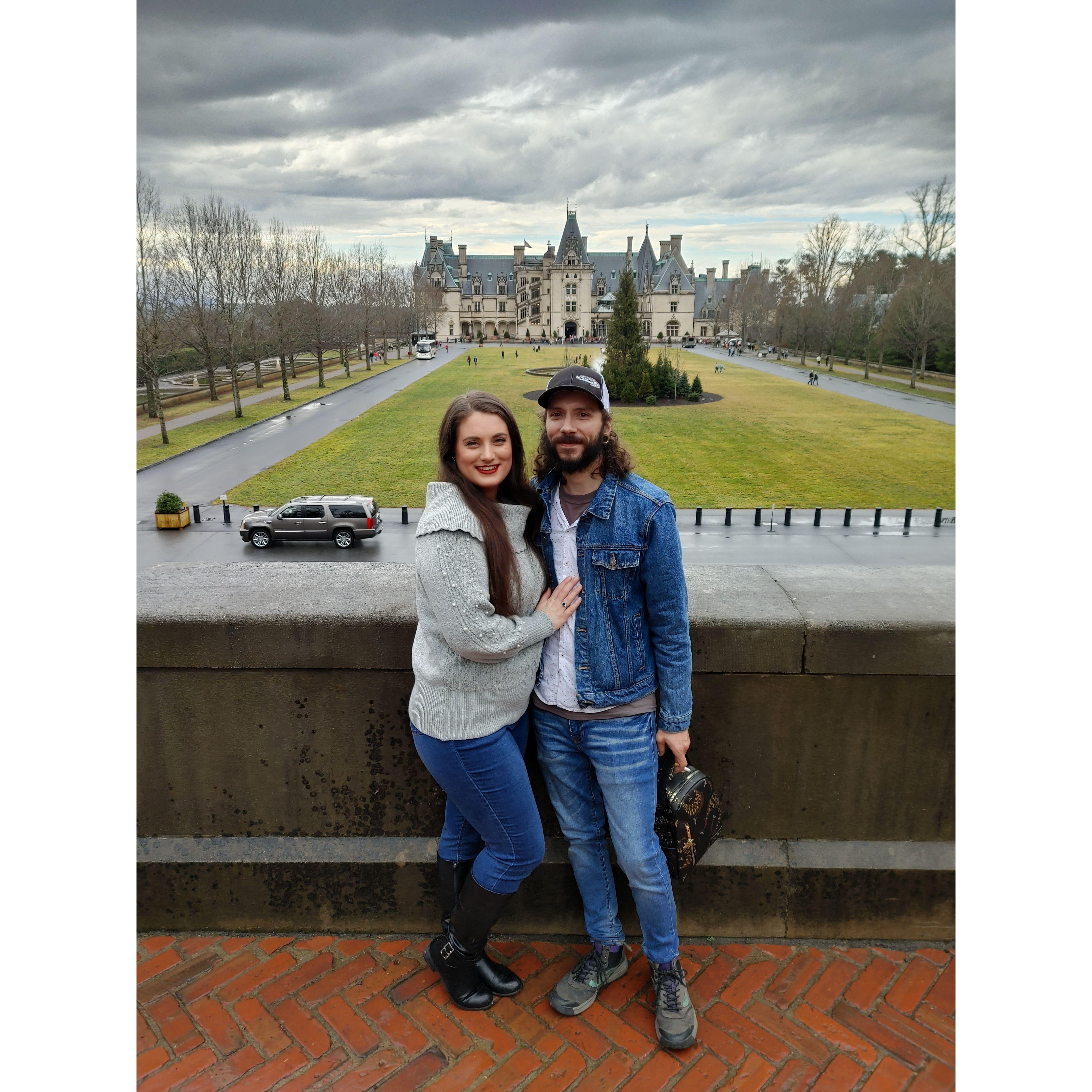 The year Phil finally made Heather's childhood dreams of visiting Biltmore at Christmas come true!