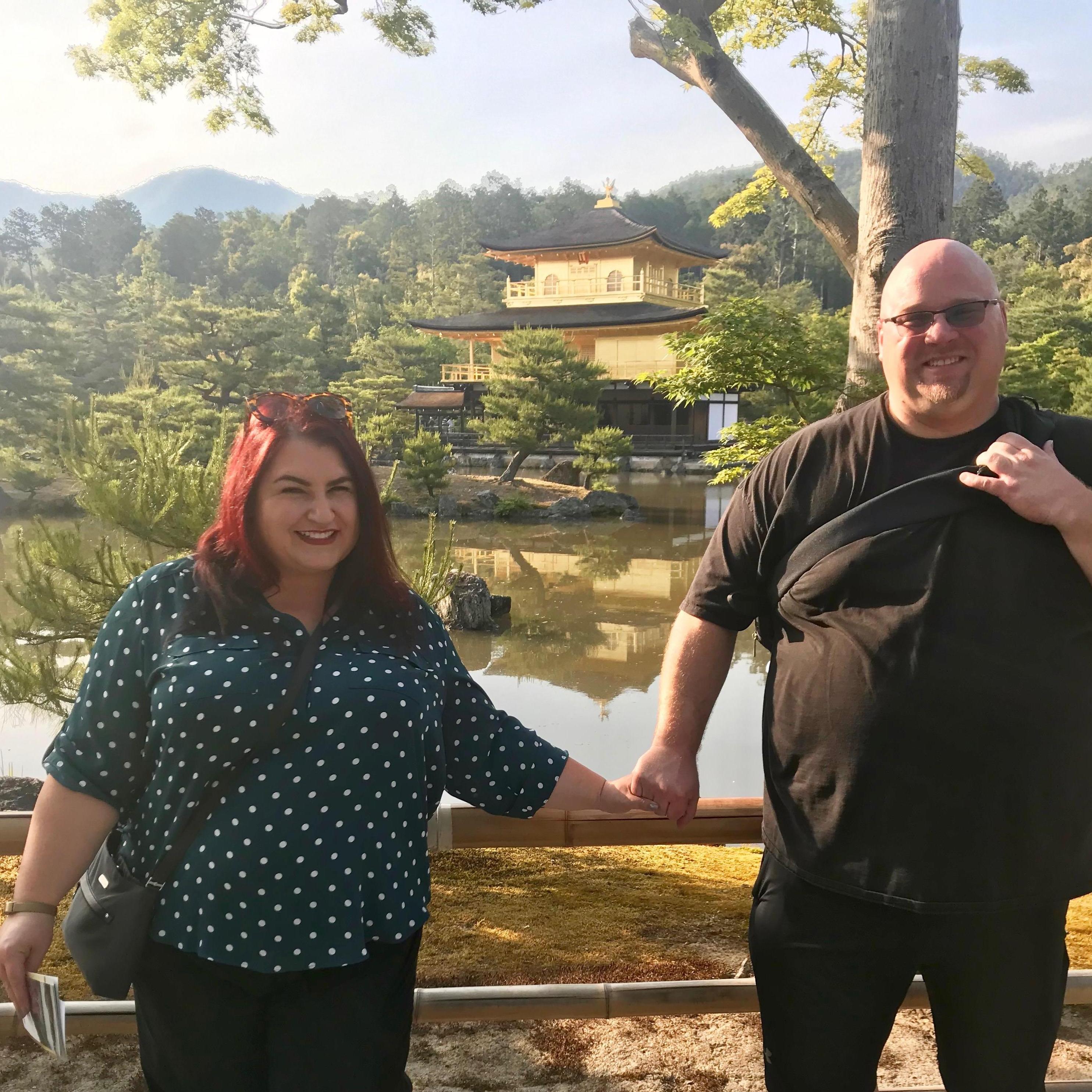 At the Golden Pavilion, Kyoto, Japan, 2019