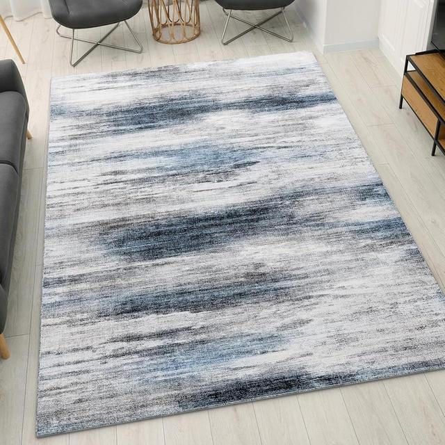 UMBFUN Washable Area Rug 5x7 Non-Slip, Modern Rugs for Living Room Decor，Indoor Mat for Front Porch, Kitchen, Laundry Room, Bathroom