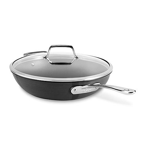 All-Clad B1 Hard Anodized Nonstick 12-Inch Chef's Pan with Lid