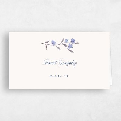Beige Wedding Place Card - Bianca