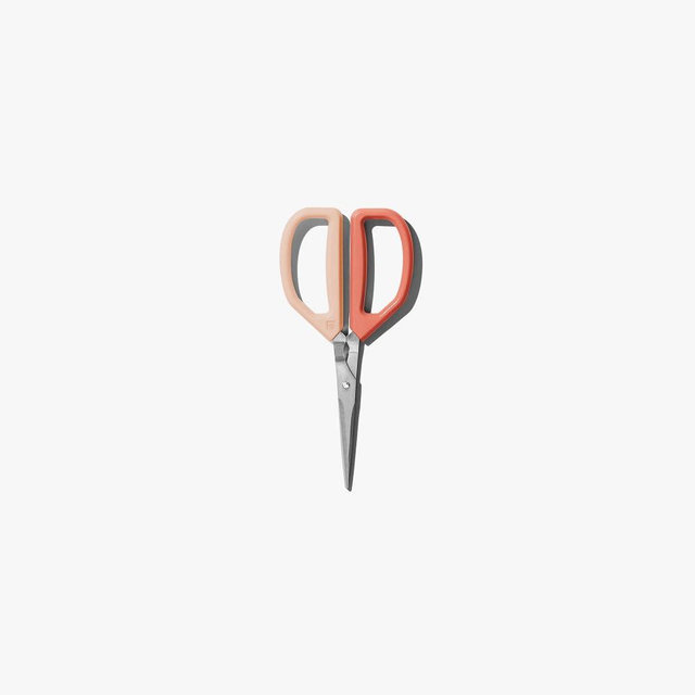 Hedley & Bennett Kitchen Shears Harissa Red | Hardened Steel Blades with Non-Slip Handle | Precision Scissors for Herbs, Meat, and Vegetables