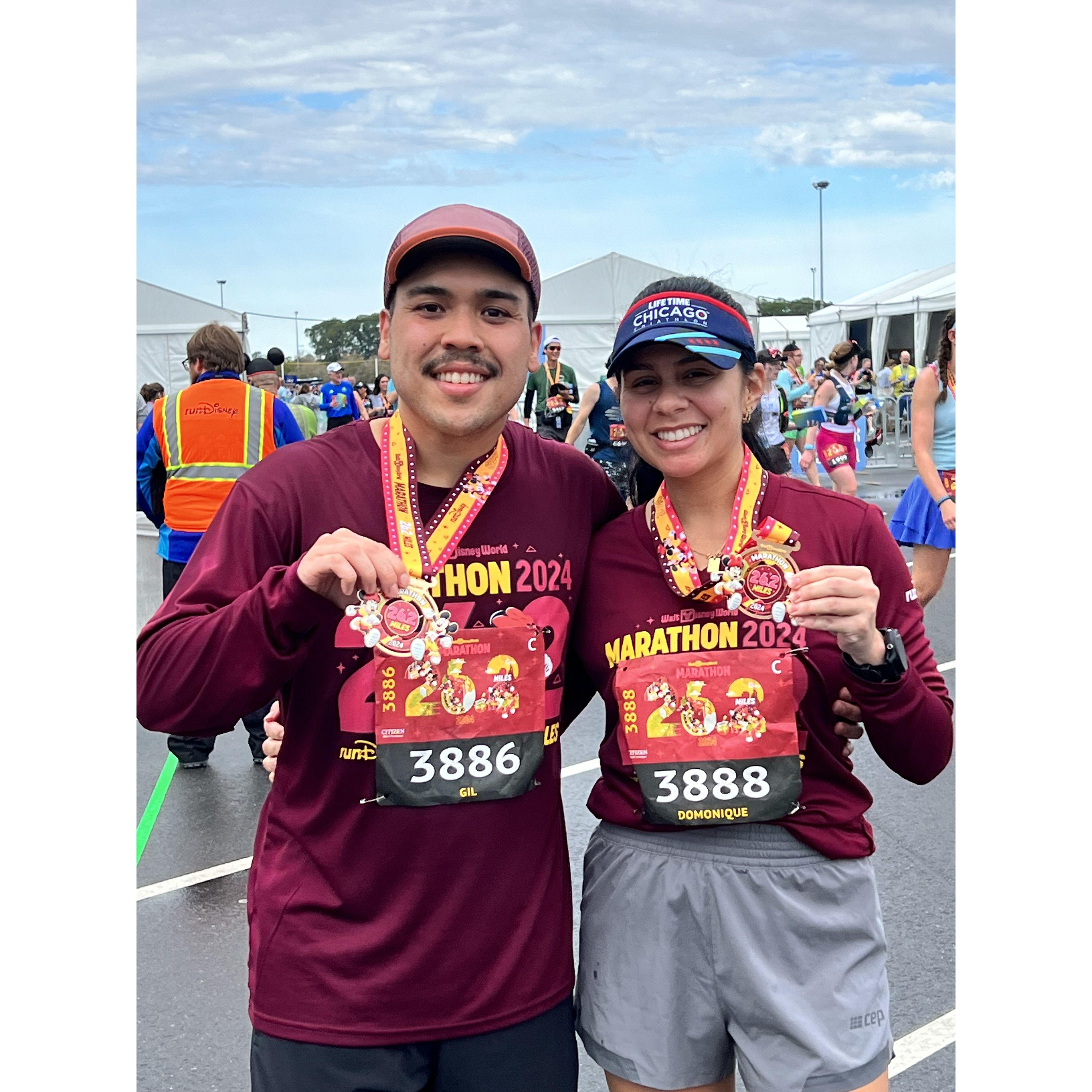 Walt Disney World Marathon 2024 (our first marathon!)
