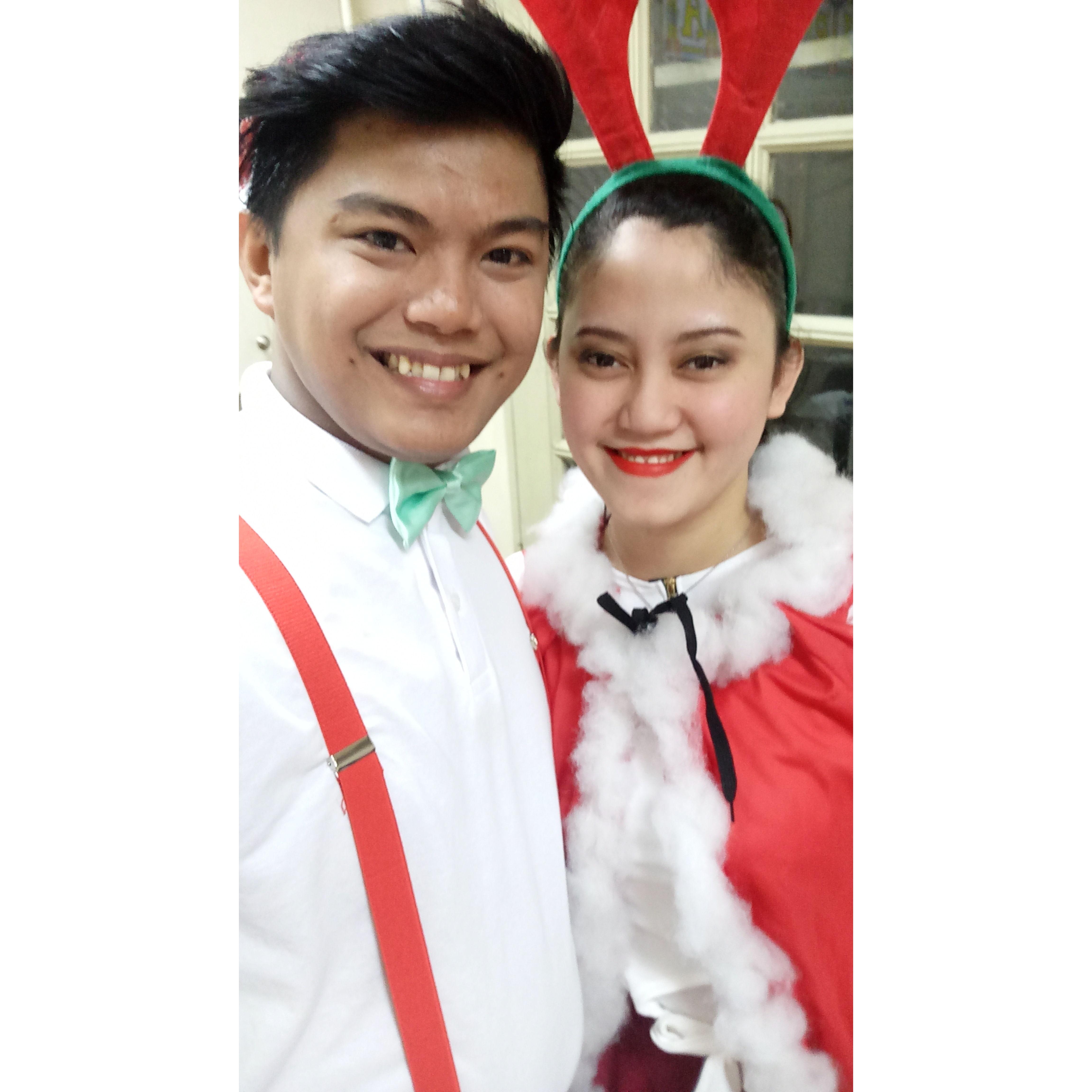 First dance champion together at Frabelle Christmas Party