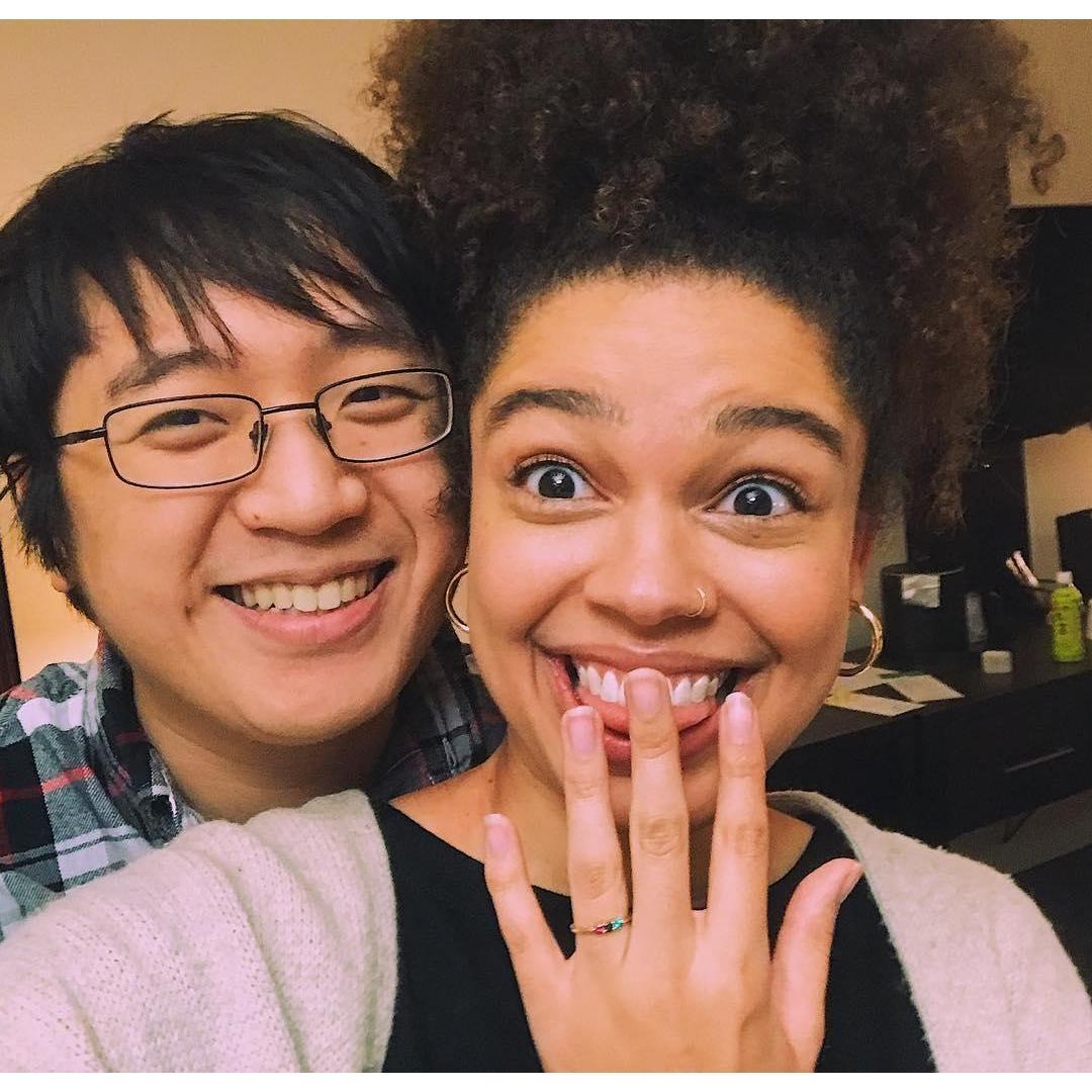The engagement was in Houston, Texas
