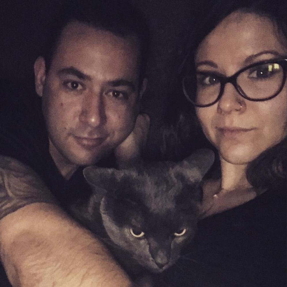 Loving on Maxwell Kitty, Valentine's Day 2018