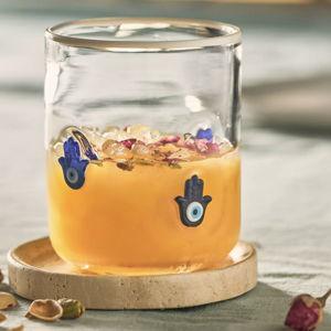Icon Juice Glass - Hamsa