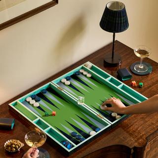 Lacquer Backgammon Set