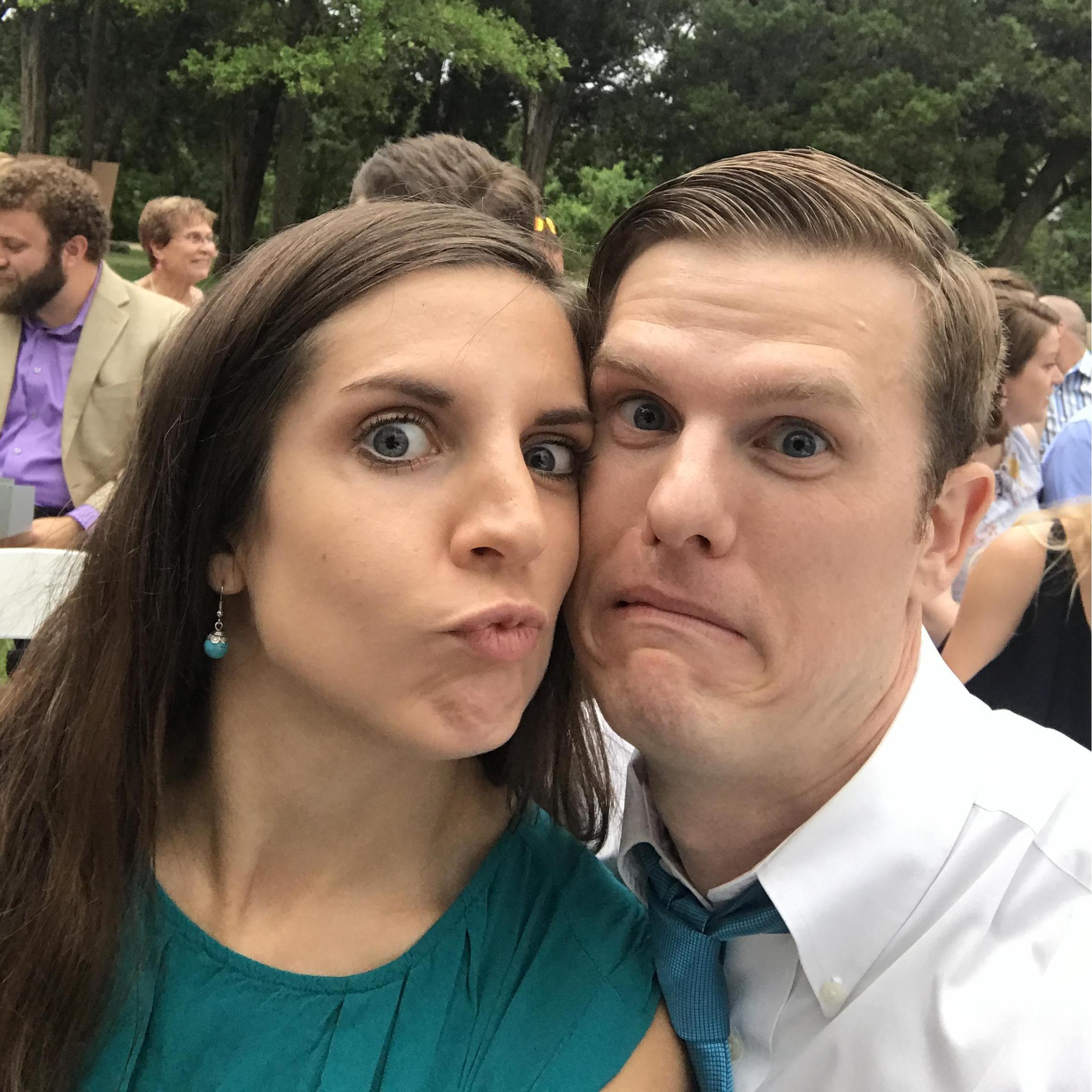 Wha we can be found doing when the 2nd wedding of the day hasn't started yet...