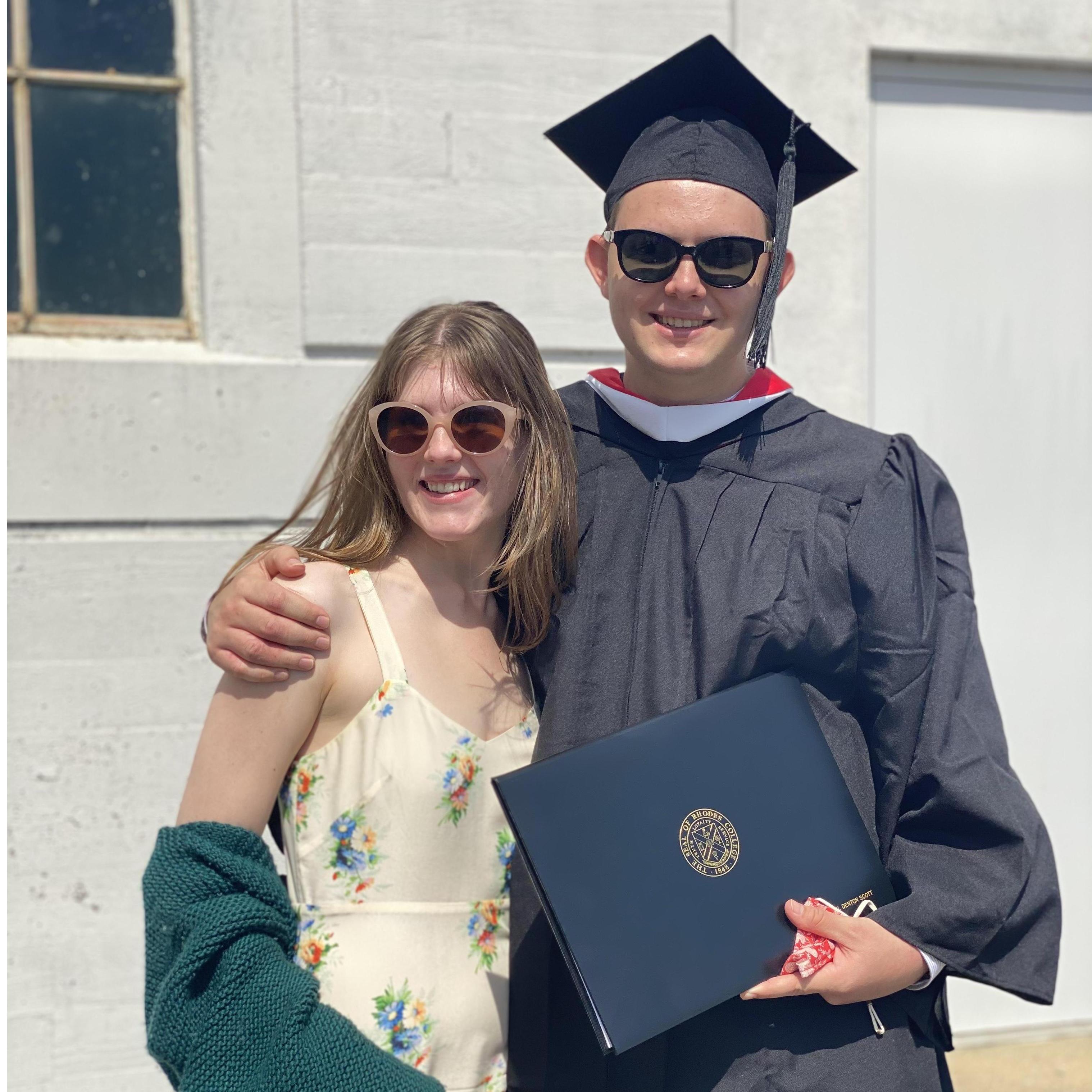 Nate’s graduation from Rhodes College with a BA in History.