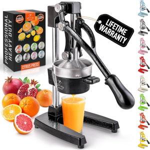 Zulay Kitchen Cast-Iron Juicer (Black)