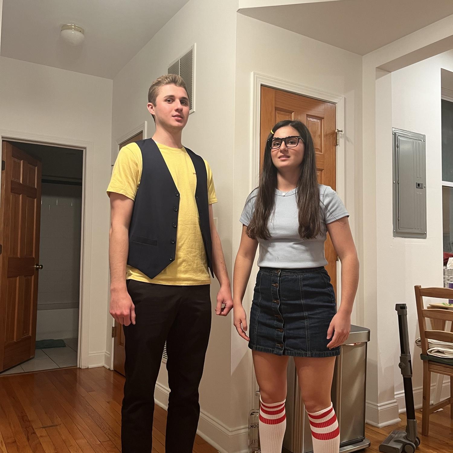 Halloween 2024 as Jimmy Jr. and Tina Belcher from Bob’s Burgers