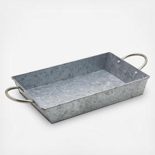 Galvanized Rectangle Tray