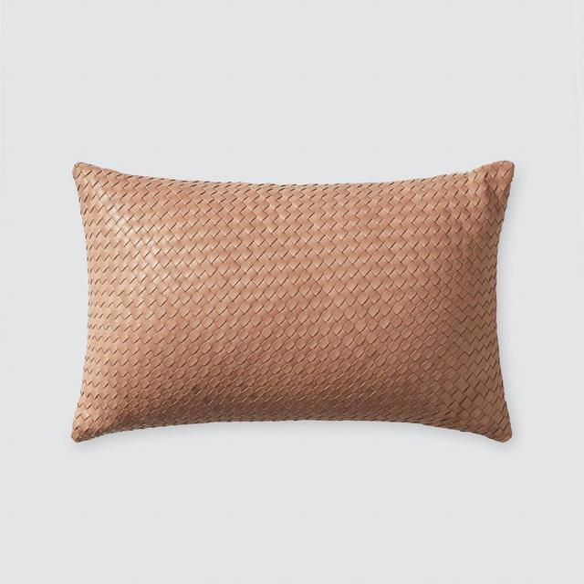 The Citizenry - Dhara Leather Lumbar Pillow