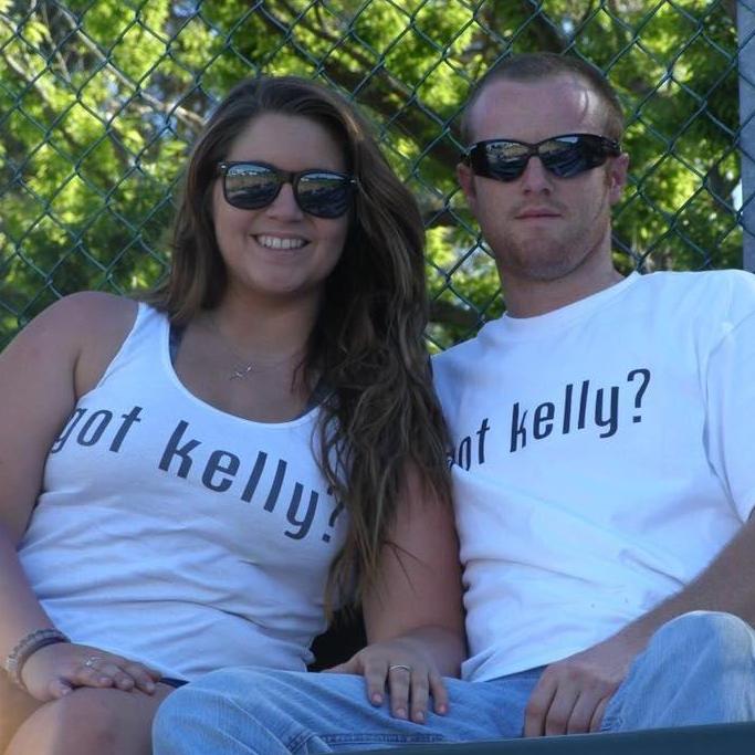 Cheering on Kelly at a Sac State softball game!