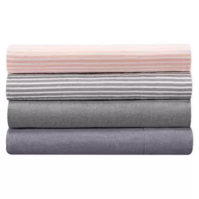UGG® Devon 200-Thread-Count Queen Sheet Set in Heather Grey