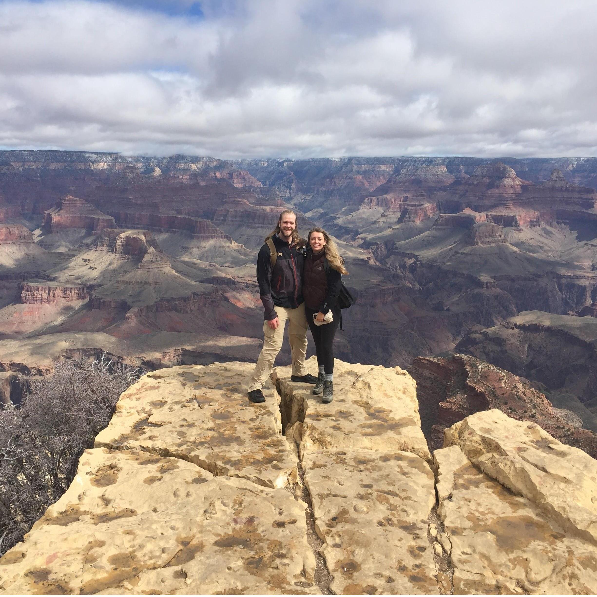 This was our first road trip together where we both saw the Grand Canyon for the first time.