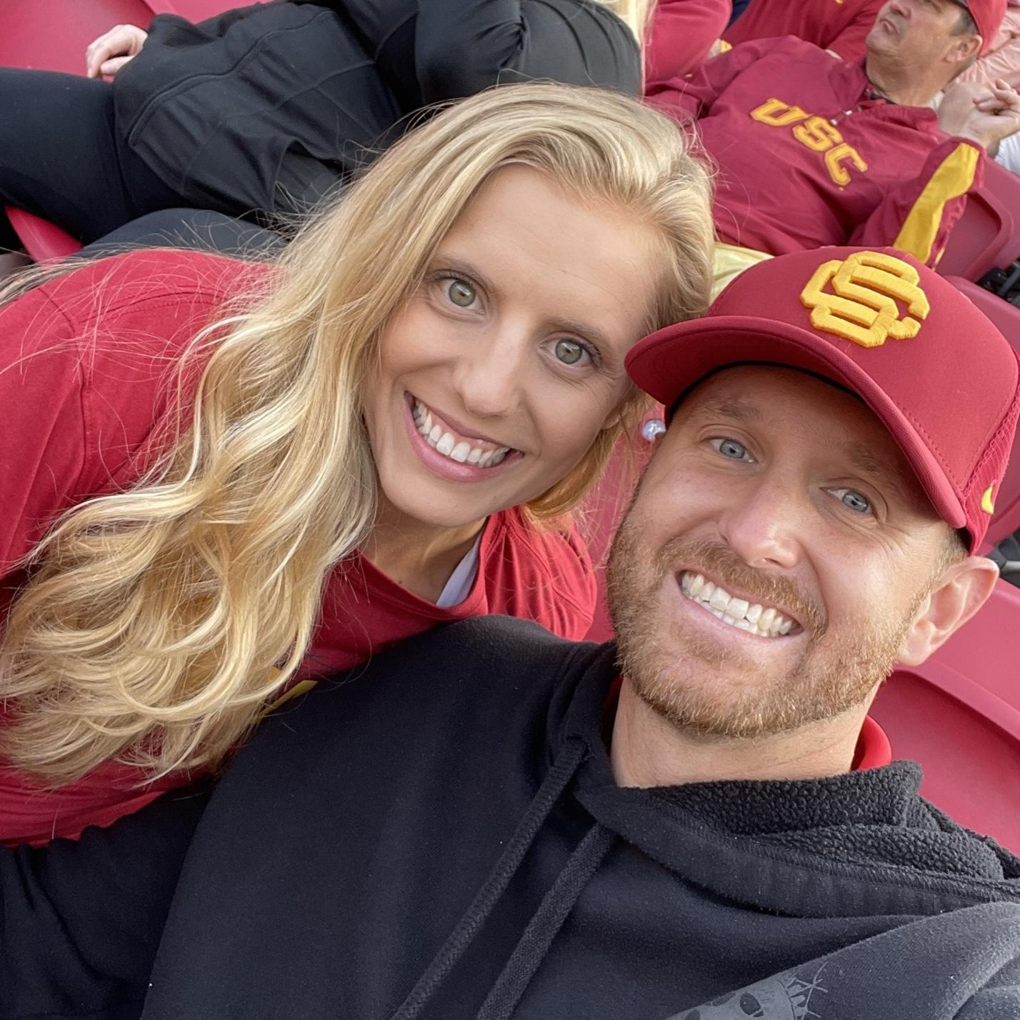 First USC football game together