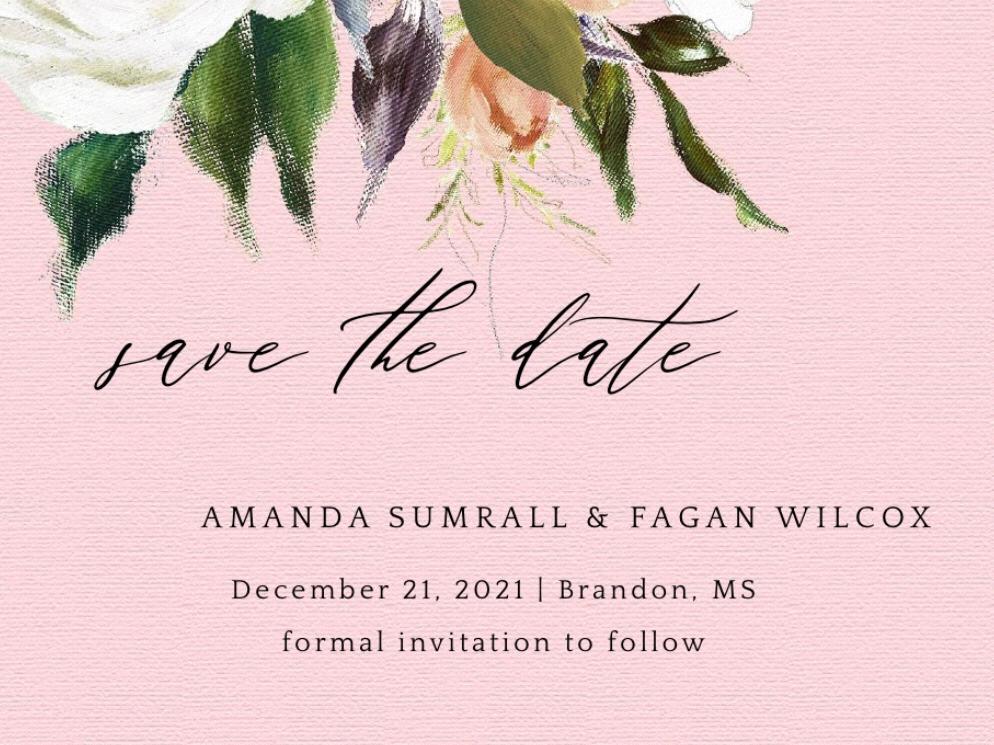 The Wedding Website of Amanda Sumrall and Fagan Wilcox
