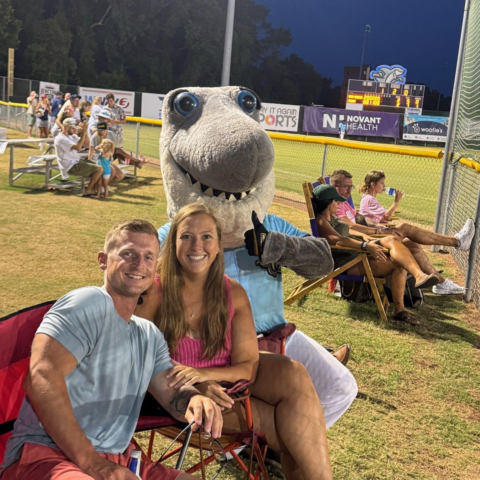 A night out at a Wilmington Sharks baseball game!