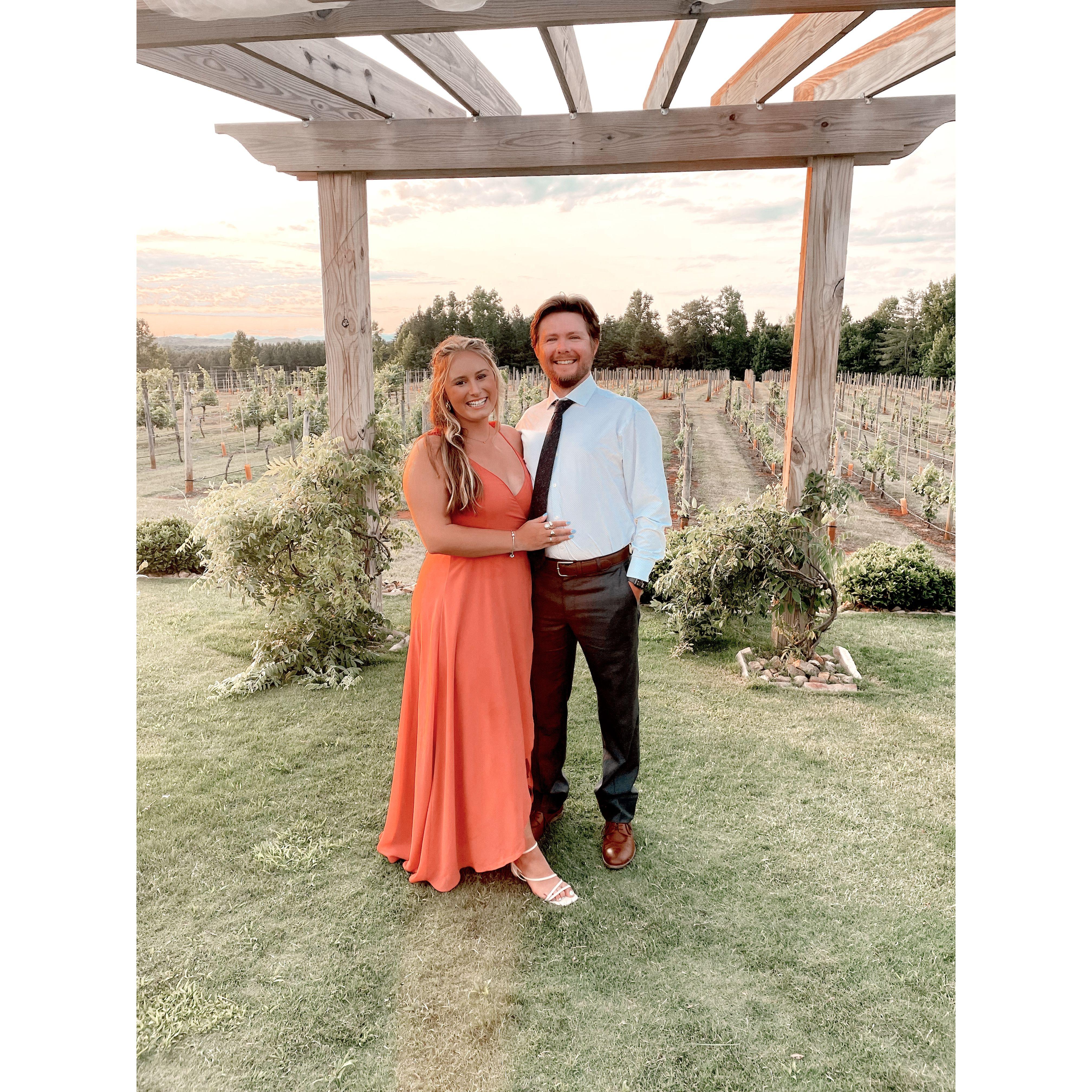 That Summer they traveled for two more weddings